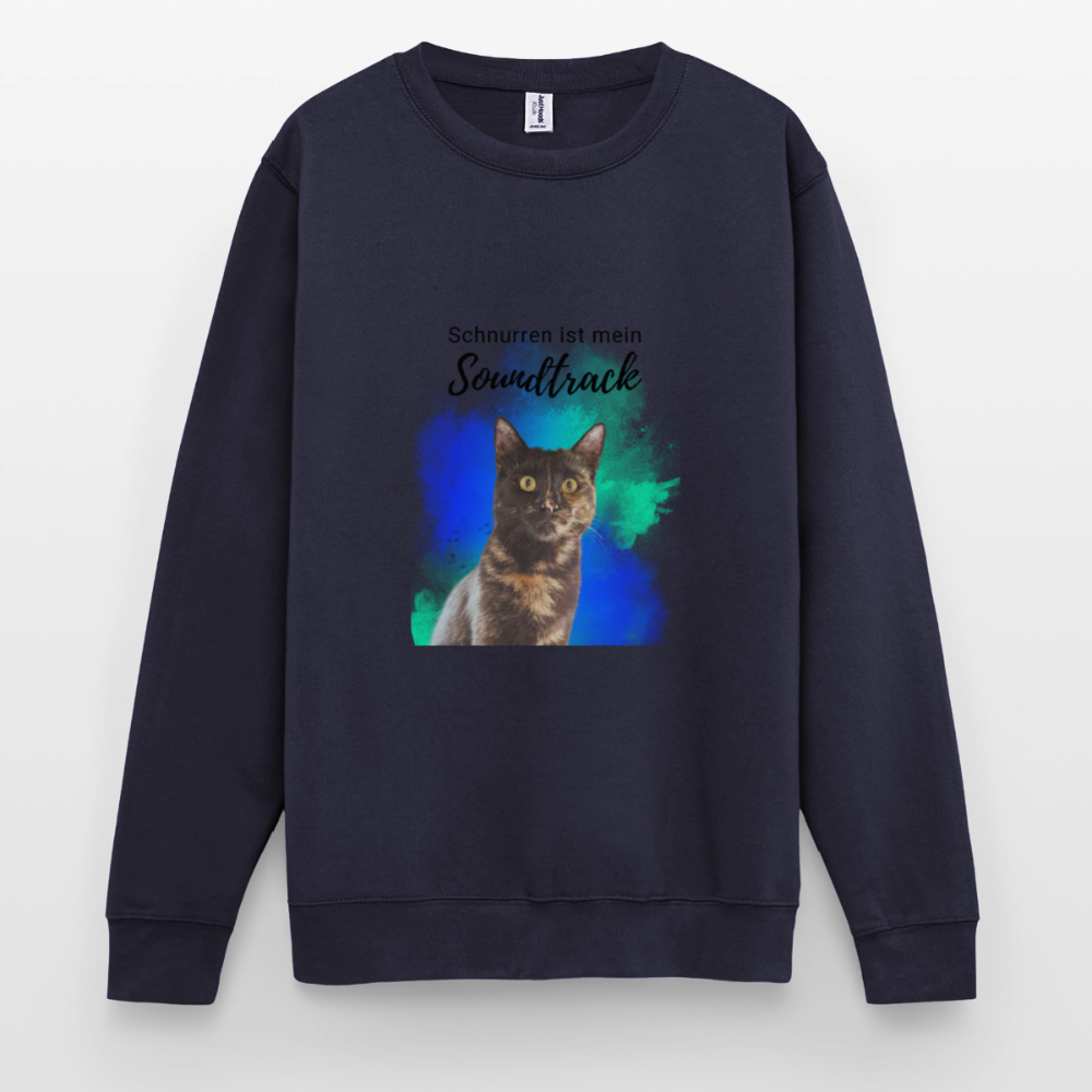 Nala's Classic Pullover Schnurren ist mein Soundtrack Black Edition - Navy