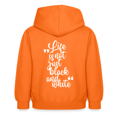 LiNBW. Crew Hoodie Life is not just black and white Edition White - LiNBW.