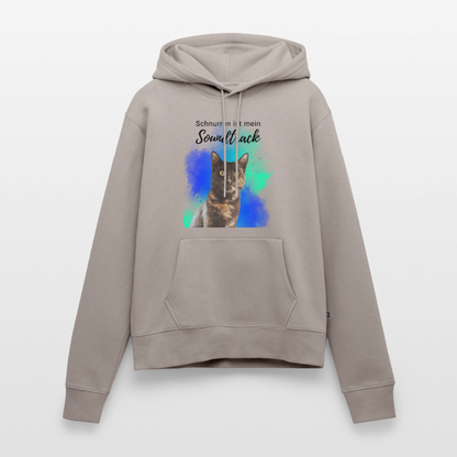 Nala's Hoodie Schnurren ist mein Soundtrack Black Edition - Taupe