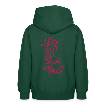 LiNBW. Crew Hoodie Life is not just black and white Edition Pink - LiNBW.