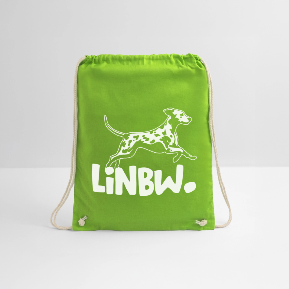 LiNBW. Turnbeutel White Edition - Neongrün