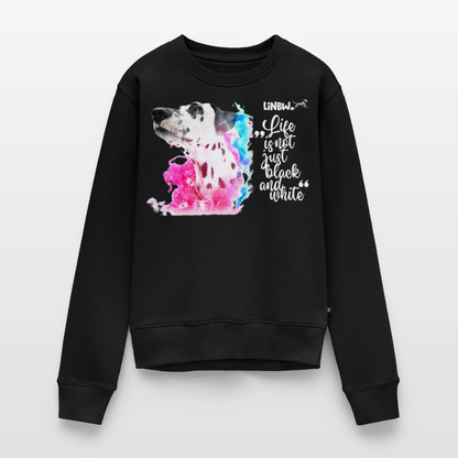 Boa's Pullover Splash Life is not just black and white Edition White - Schwarz