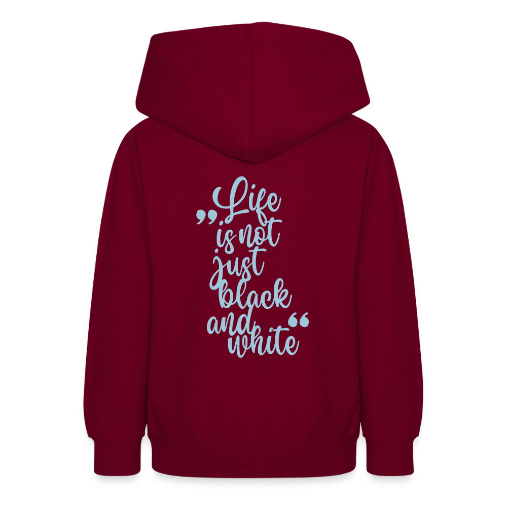 LiNBW. Crew Hoodie Life is not just black and white Edition Blue - LiNBW.