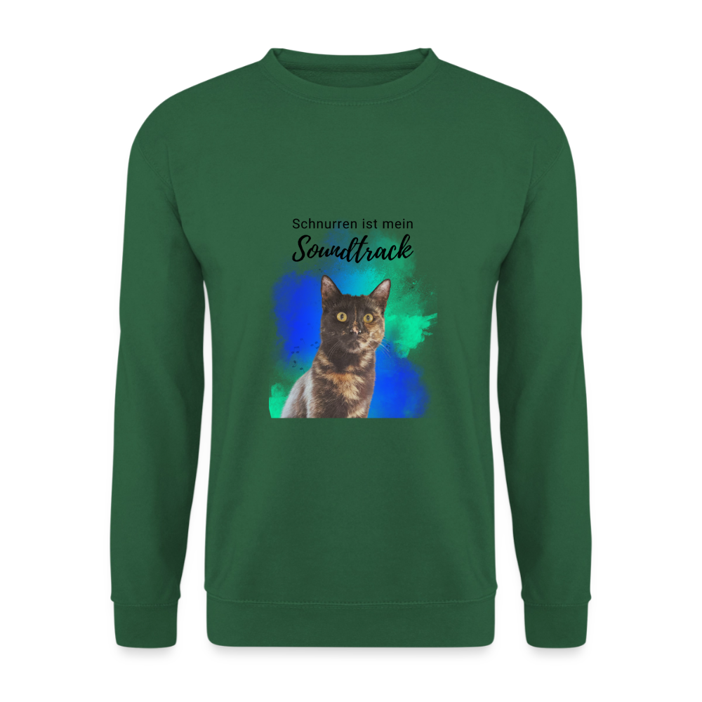 Nala's Classic Pullover Schnurren ist mein Soundtrack Black Edition - Grün