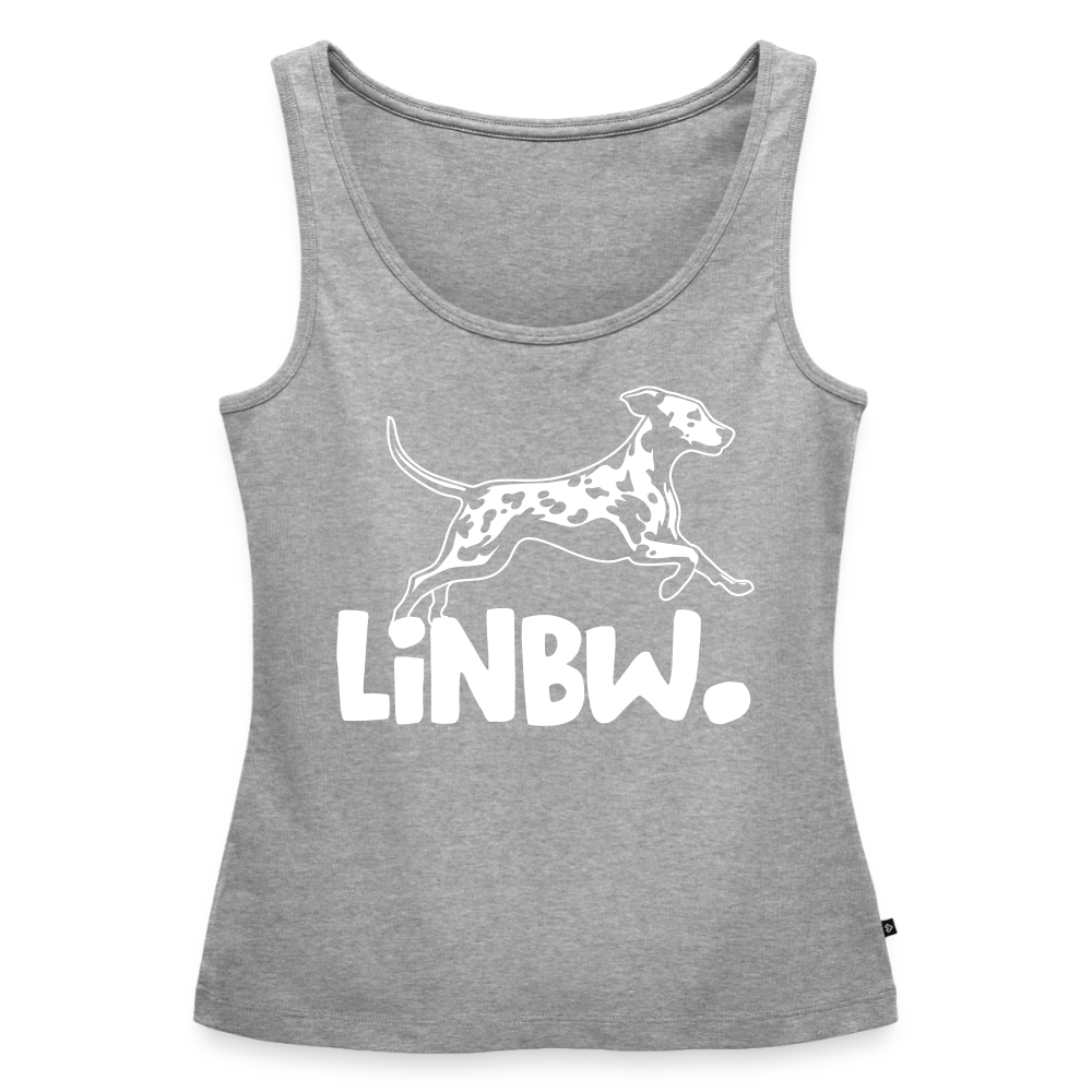 LiNBW. Tank Top Premium White Edition - Grau meliert
