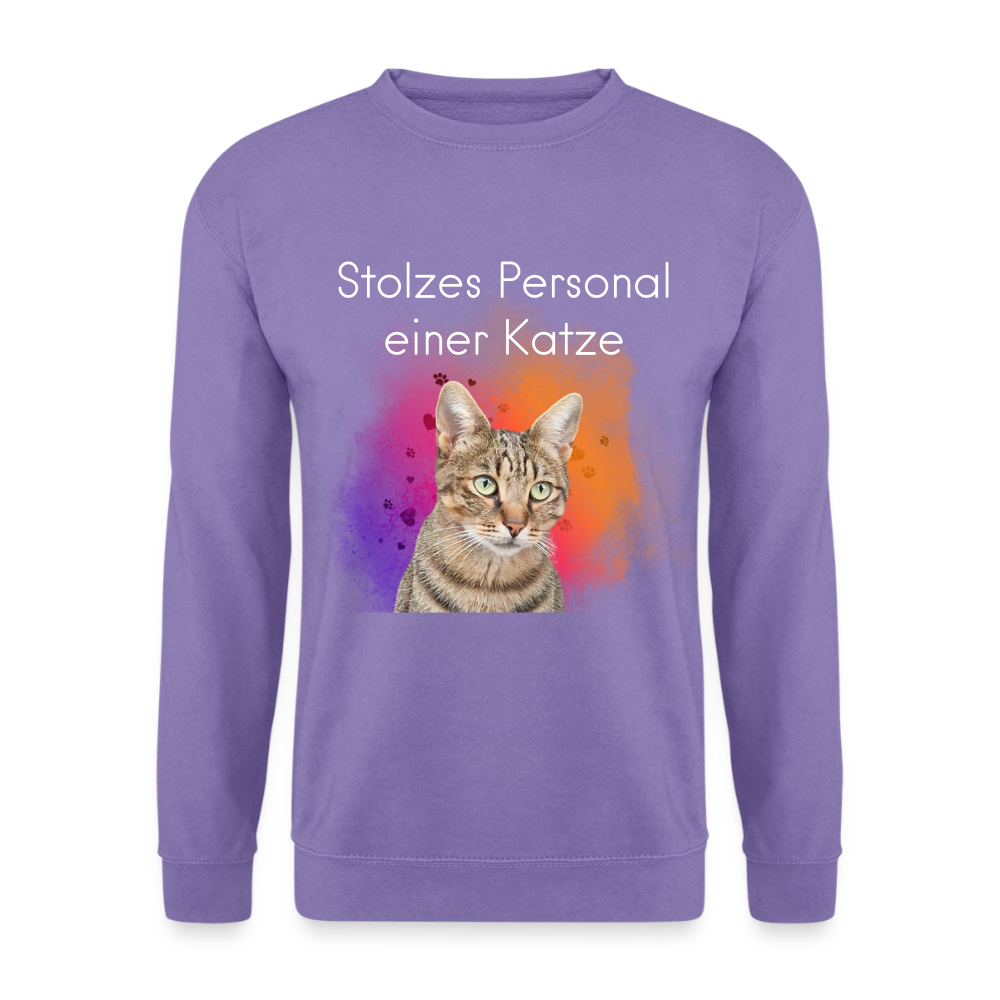 Pedro's Classic Pullover Stolzes Personal einer Katze White Edition - LiNBW.