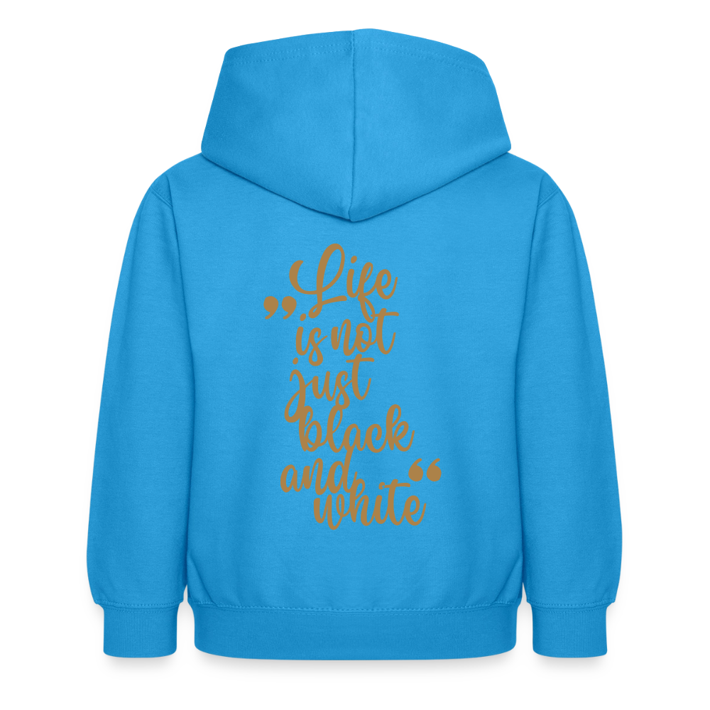 LiNBW. Crew Hoodie Life is not just black and white Edition Brown - LiNBW.