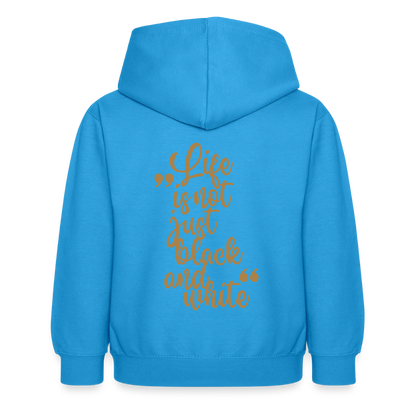 LiNBW. Crew Hoodie Life is not just black and white Edition Brown - LiNBW.