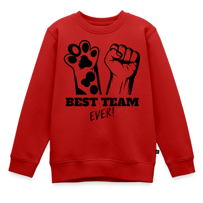 Best Team Ever Pullover Black Edition - Rot