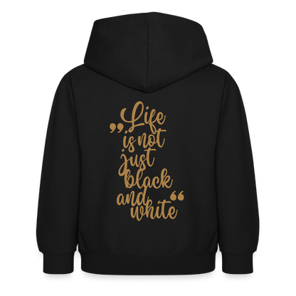 LiNBW. Crew Hoodie Life is not just black and white Edition Brown - LiNBW.