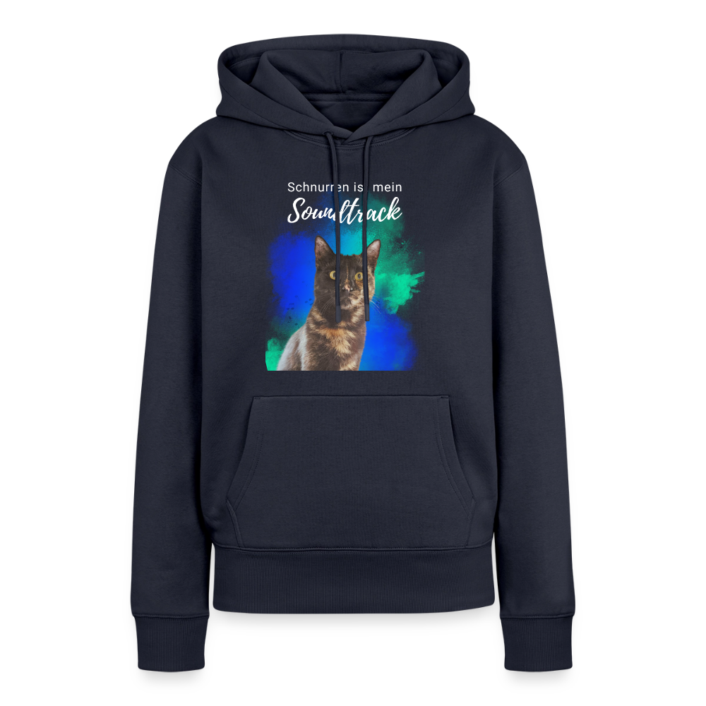 Nala's Hoodie Schnurren ist mein Soundtrack White Edition - Navy
