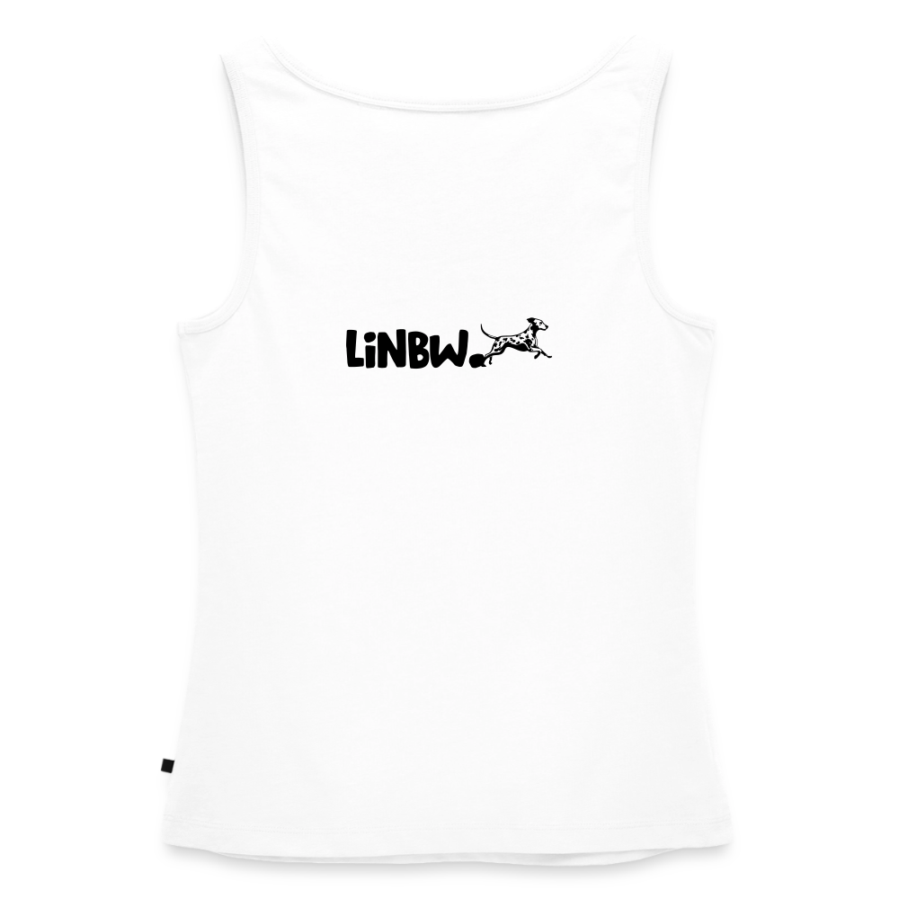 Boa´s Tank Top Premium Splash Life is not just black and white Edition Black - Weiß