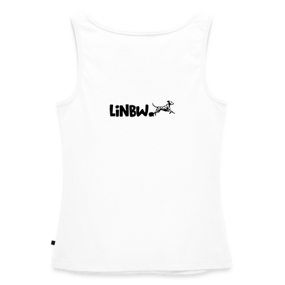 Boa´s Tank Top Premium Splash Life is not just black and white Edition Black - Weiß