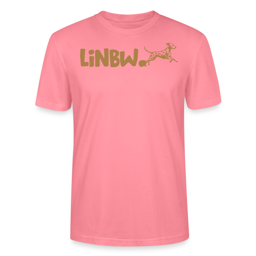 LiNBW. Unisex T-Shirt Premium Crew Brown Edition Life is not just black and white - Pink 
