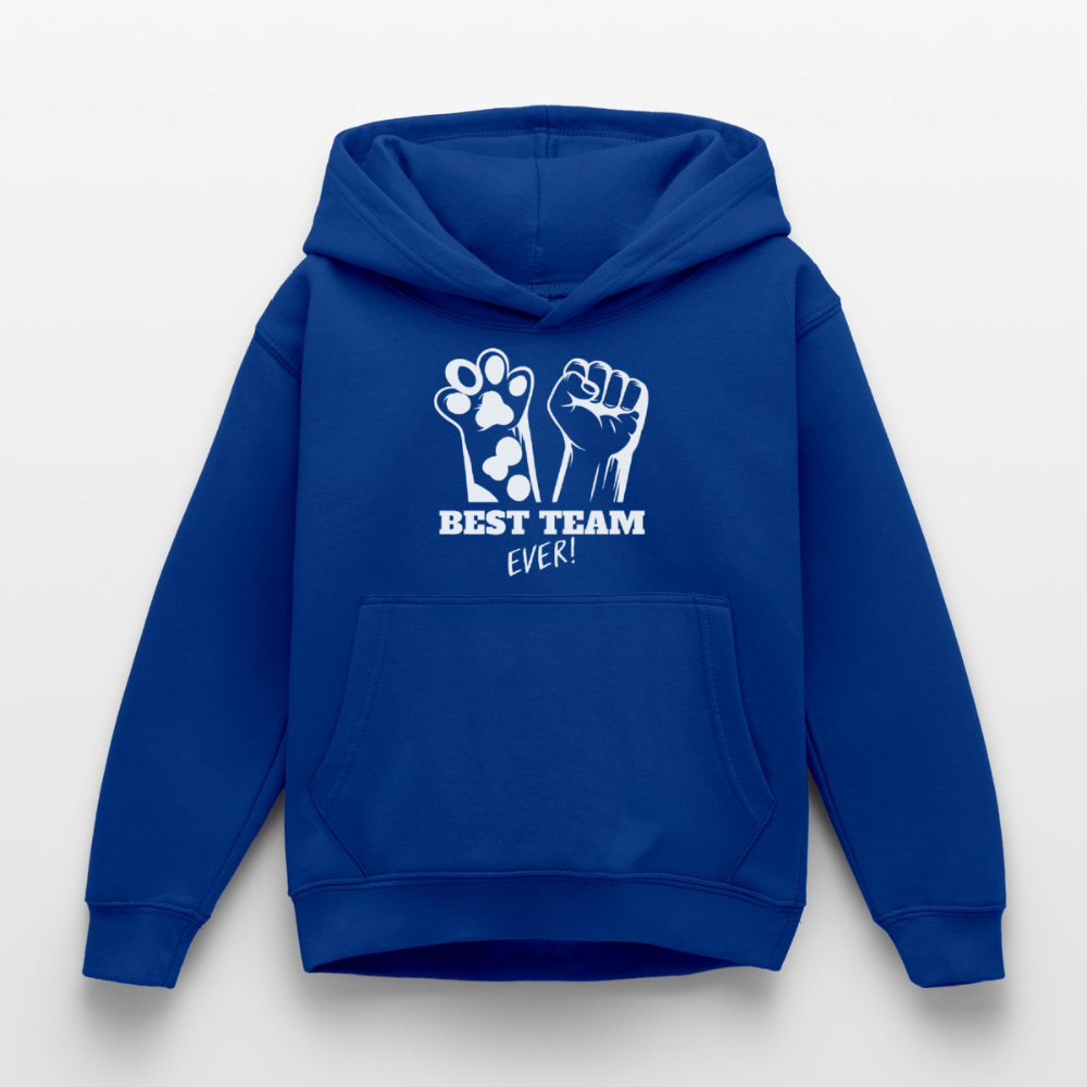 Best Team Ever  Hoodie White Edition - Royalblau