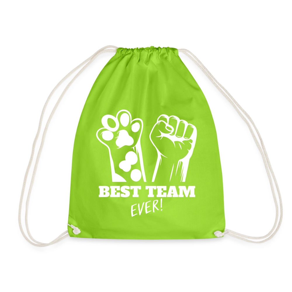 Best Team Ever Turnbeutel White Edition - LiNBW.