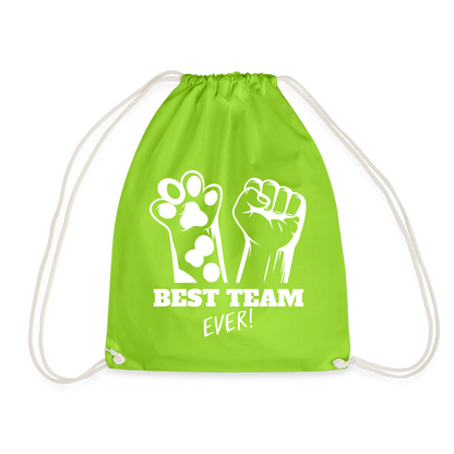Best Team Ever Turnbeutel White Edition - LiNBW.