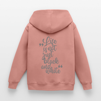 LiNBW. Crew Hoodie Life is not just black and white Edition Grey - LiNBW.
