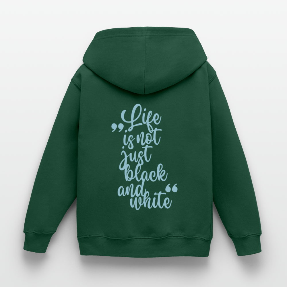 LiNBW. Crew Hoodie Life is not just black and white Edition Blue - LiNBW.
