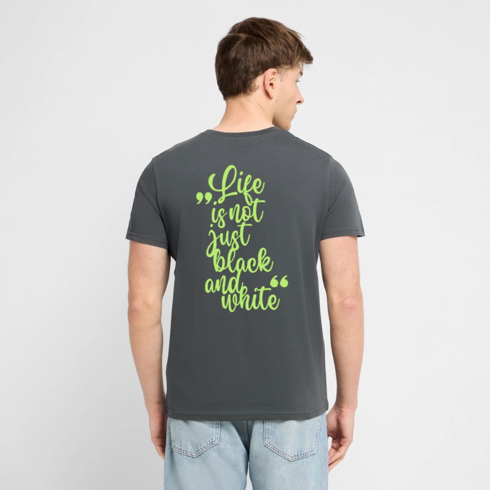 LiNBW. Unisex T-Shirt Premium Crew Green Edition Life is not just black and white - LiNBW.