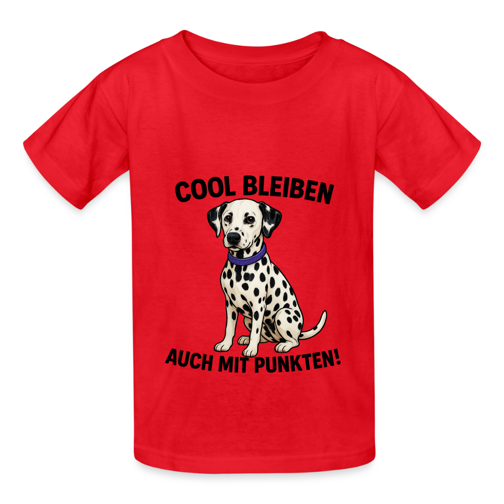 Davina's T-Shirt Cool bleiben auch mit Punkten - Rot