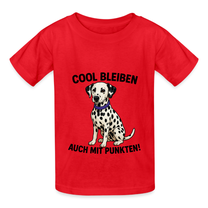 Davina's T-Shirt Cool bleiben auch mit Punkten - Rot