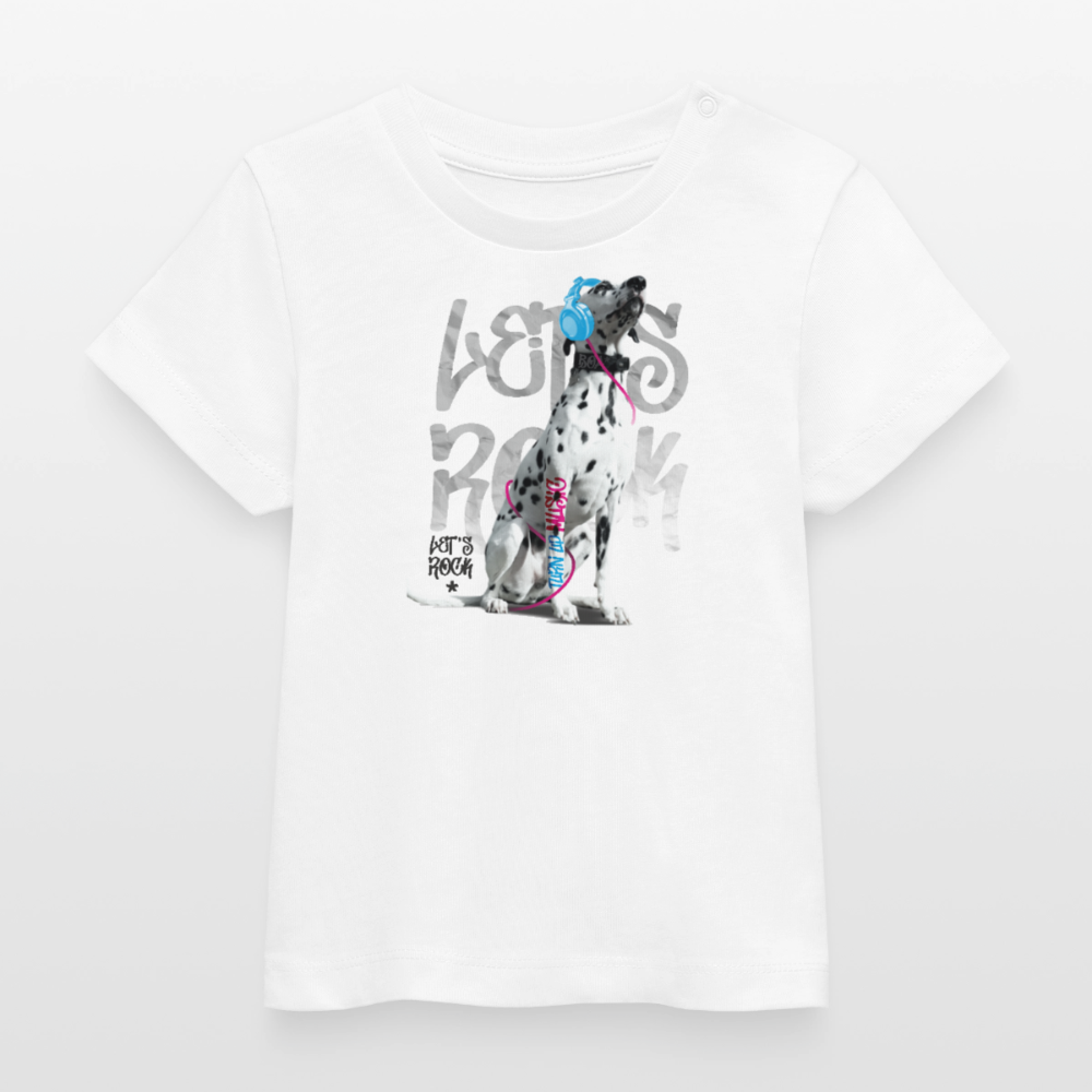 Boa's T-Shirt Let's Rock - Weiß