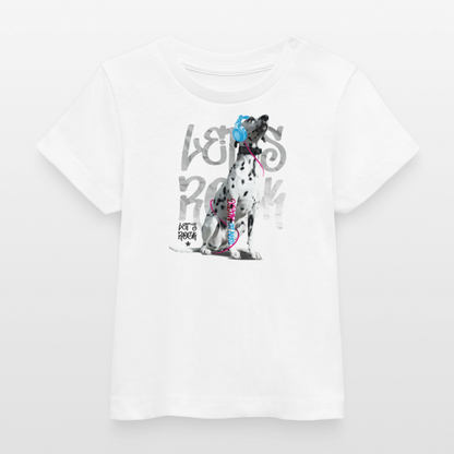 Boa's T-Shirt Let's Rock - Weiß