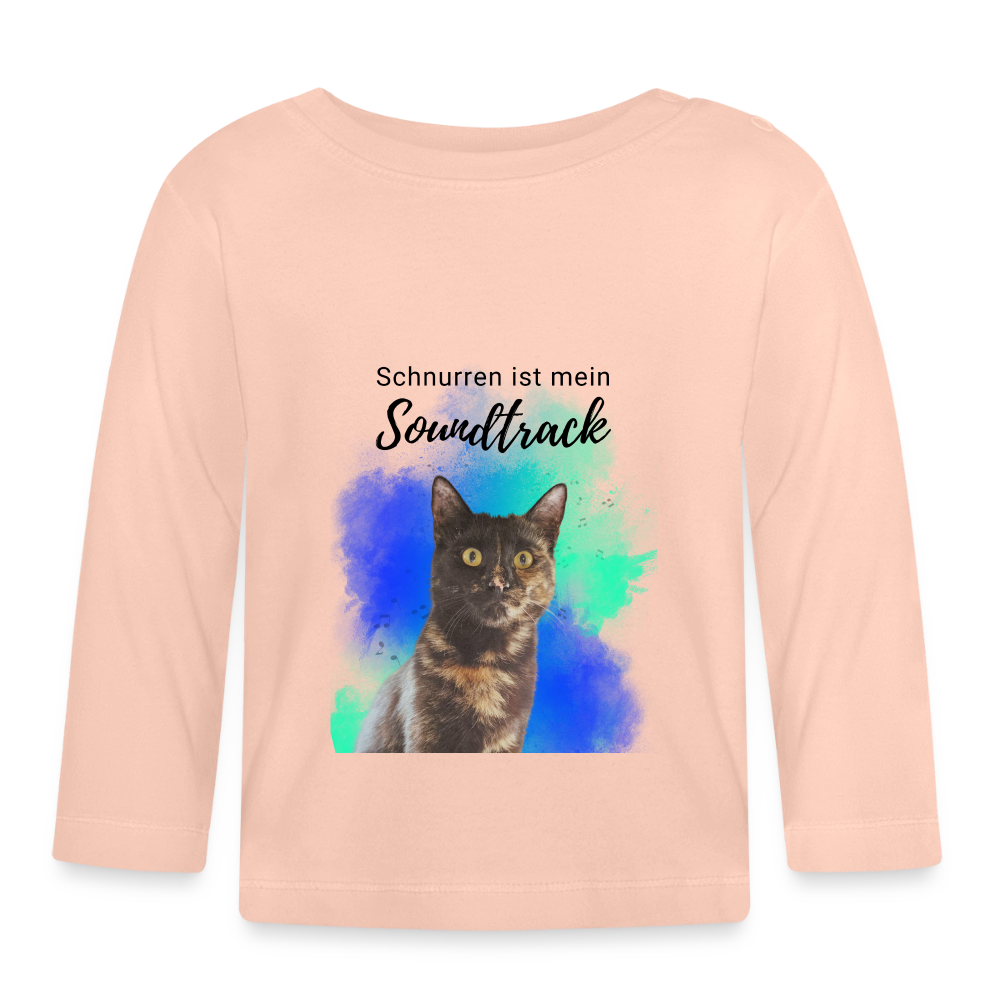 Nala´s Langarmshirt Schnurren ist mein Soundtrack - Kristallrosa