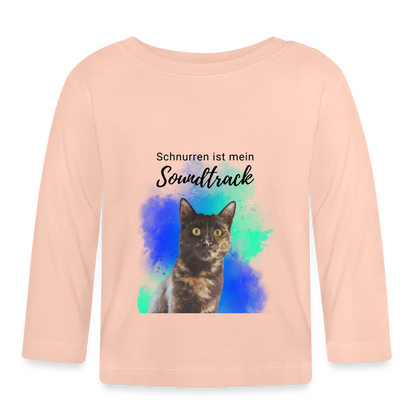 Nala´s Langarmshirt Schnurren ist mein Soundtrack - Kristallrosa