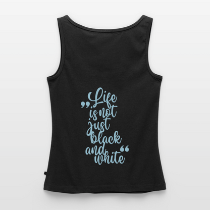 LiNBW. Tank Top Premium Blue Edition Life is not just black and white - Schwarz