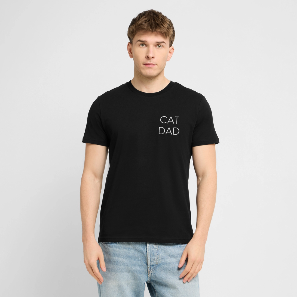 Pedro's Unisex T-Shirt Premium CAT DAD White Edition Stolzes Personal einer Katze - LiNBW.
