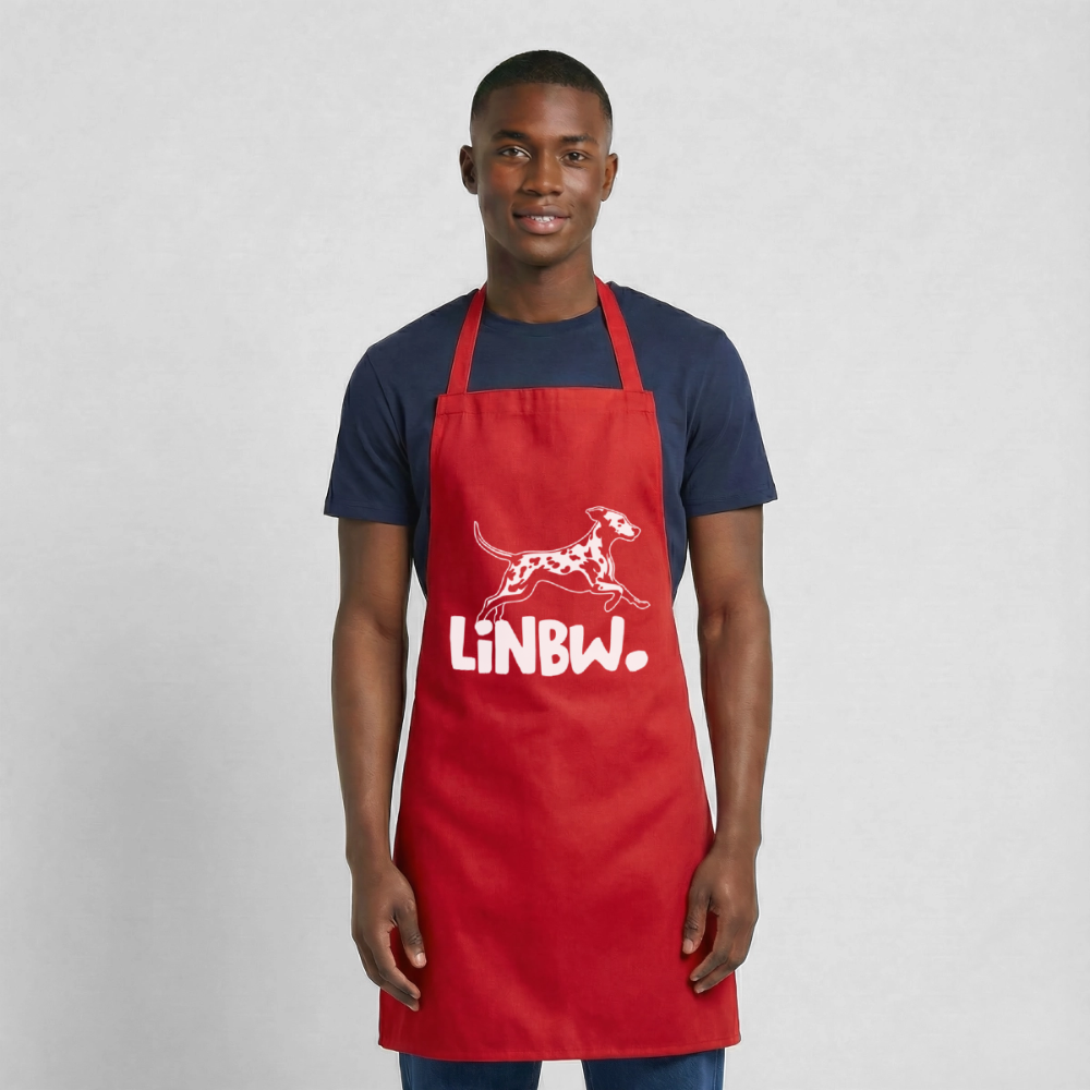 LiNBW. Kochschürze White Edition - Rot