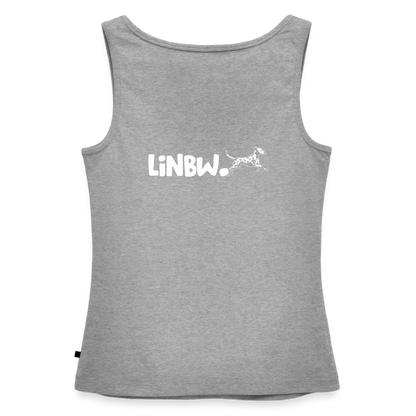 Life is not just black and white Tank Top Premium LiNBW. White Edition - Grau meliert