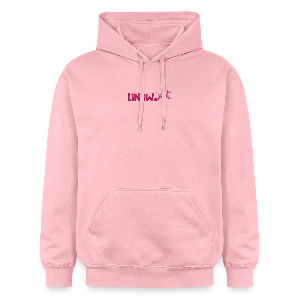 LiNBW. Crew Hoodie Pink Edition Life is not just black and white - Hellrosa
