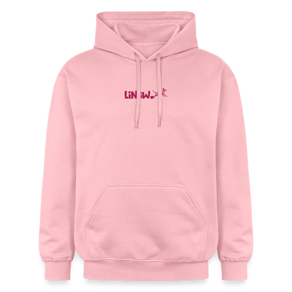 LiNBW. Crew Hoodie Pink Edition Life is not just black and white - Hellrosa