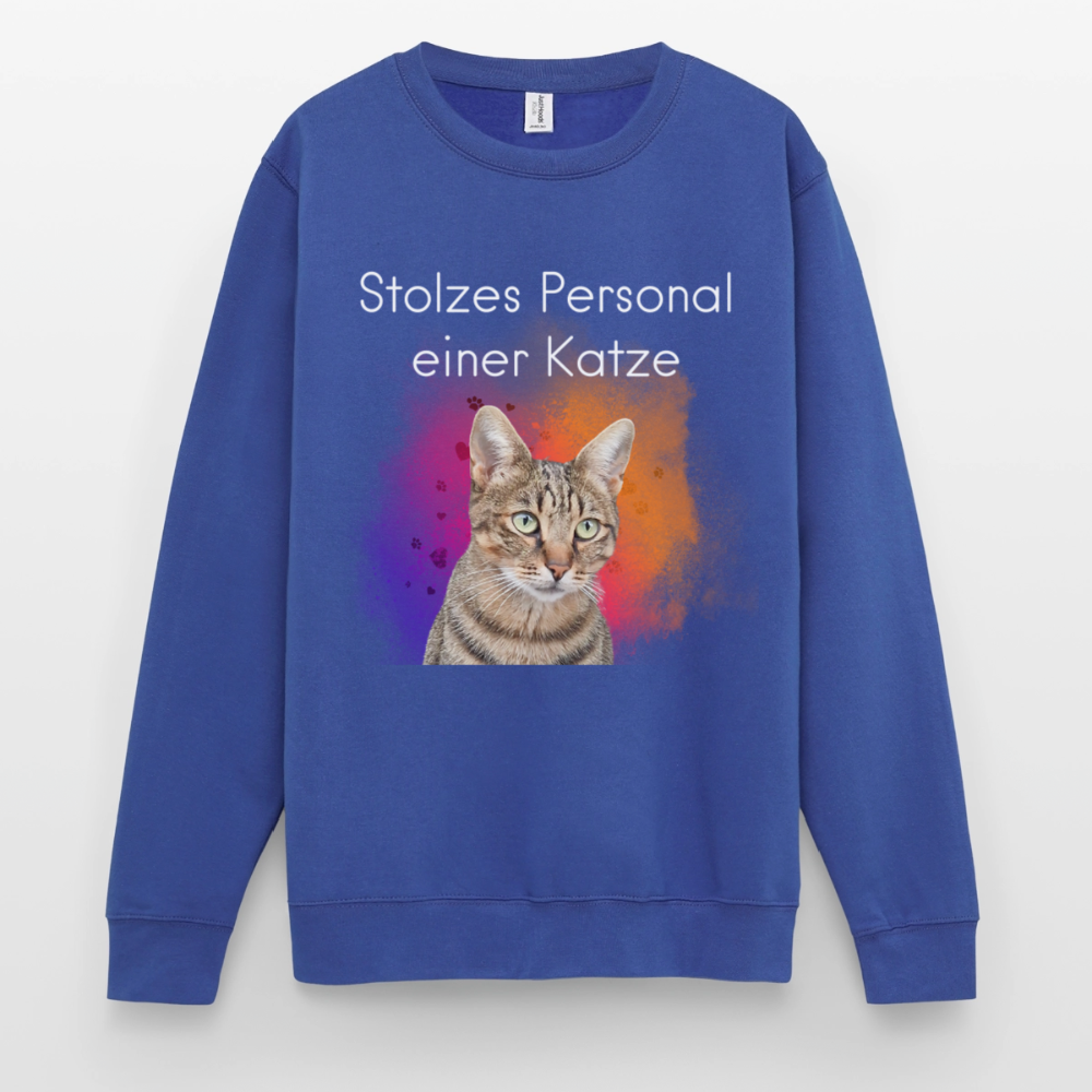 Pedro's Classic Pullover Stolzes Personal einer Katze White Edition - LiNBW.