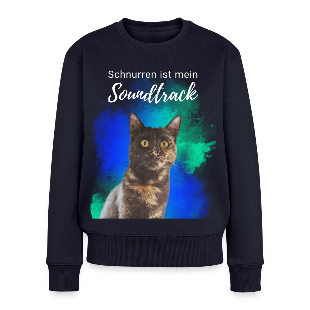 Nala's Pullover Schnurren ist mein Soundtrack White Edition - Navy