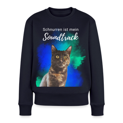 Nala's Pullover Schnurren ist mein Soundtrack White Edition - Navy