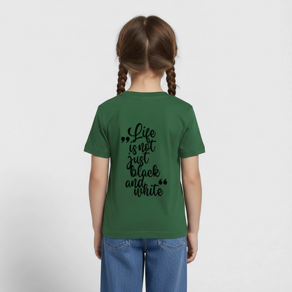 LiNBW. Crew T-Shirt Black Edition Life is not just black and white - LiNBW.
