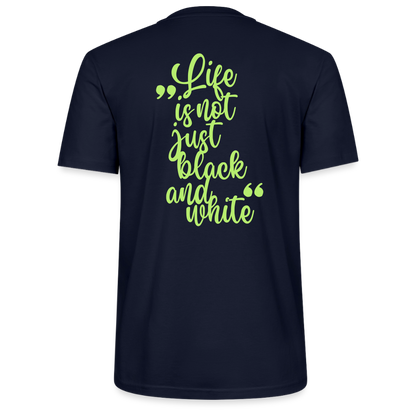 LiNBW. Unisex T-Shirt Premium Crew Green Edition Life is not just black and white - LiNBW.