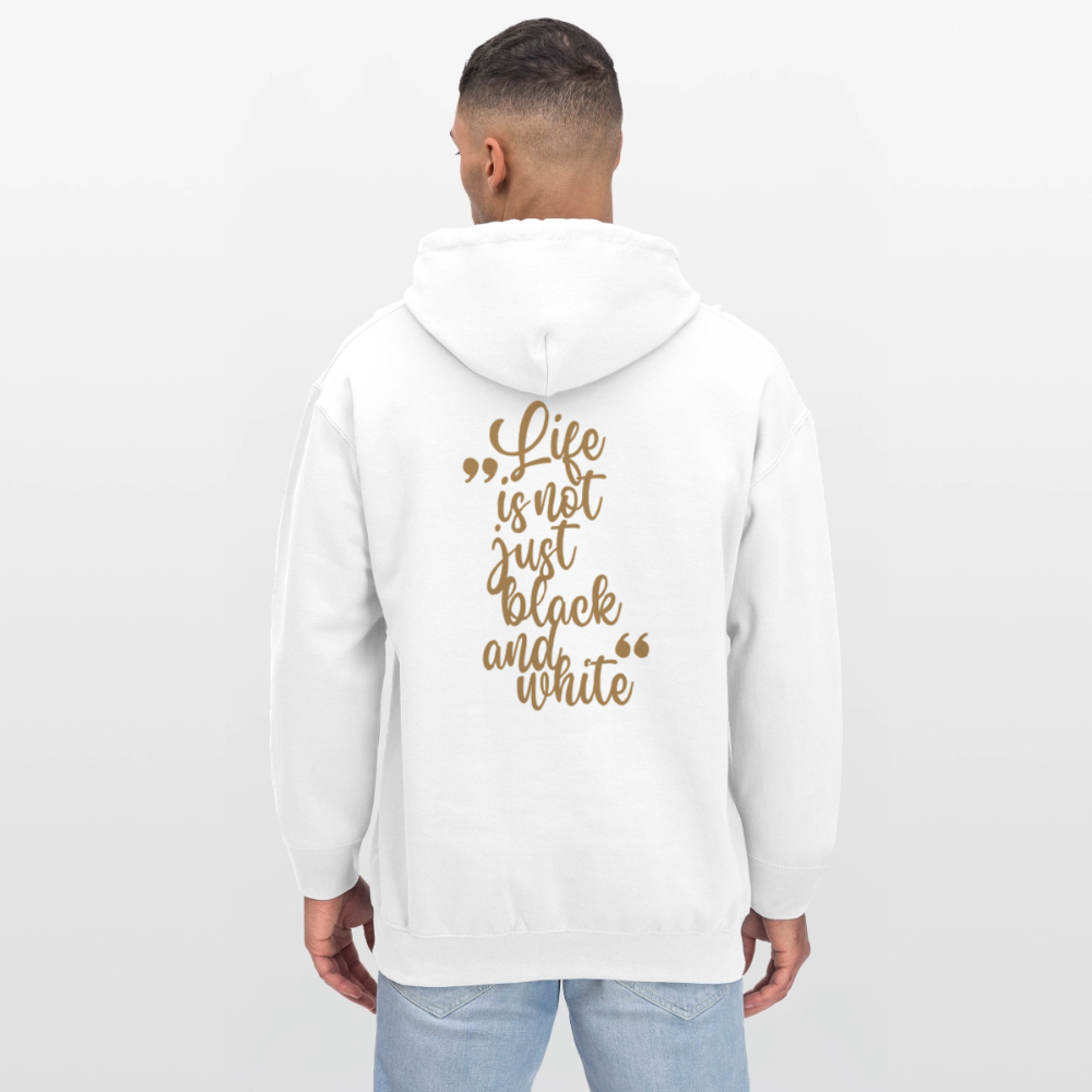 LiNBW. Crew Hoodie Brown Edition Life is not just black and white - Weiß
