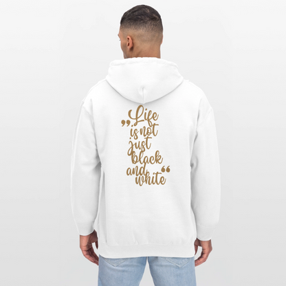 LiNBW. Crew Hoodie Brown Edition Life is not just black and white - Weiß
