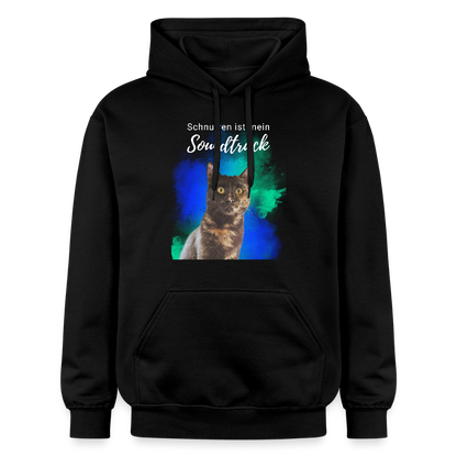 Nala's Hoodie Schnurren ist mein Soundtrack White Edition - Schwarz