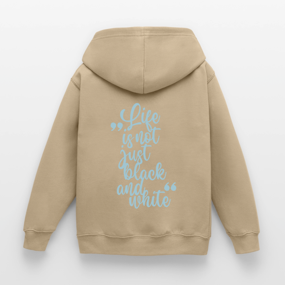 LiNBW. Crew Hoodie Life is not just black and white Edition Blue - LiNBW.