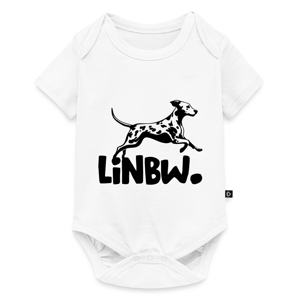 LiNBW. Kurzarm-Body Black Edition - Weiß