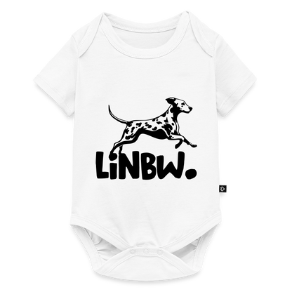 LiNBW. Kurzarm-Body Black Edition - Weiß