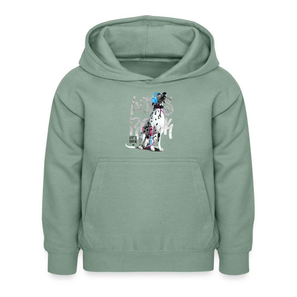 Boa's Hoodie Let's Rock - Graugrün