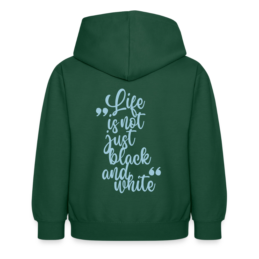 LiNBW. Crew Hoodie Life is not just black and white Edition Blue - LiNBW.