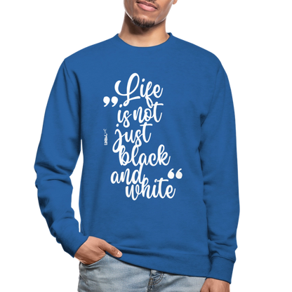 Life is not just black and white Classic Pullover White Edition - LiNBW.